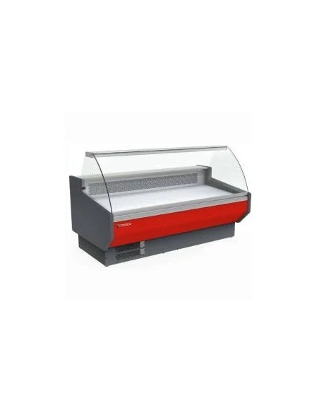 Vitrina refrigerada cristal curvo 150x108