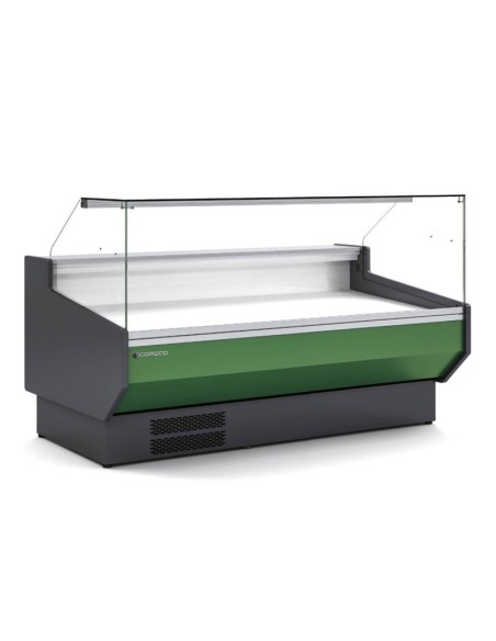 Vitrina refrigerada cristal recto 247x108