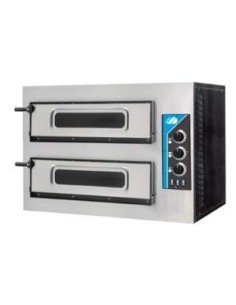 Horno de pizza eléctrico 4 de 25 doble cámara.