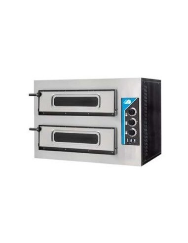 Horno de pizza eléctrico 4 de 25 doble cámara.