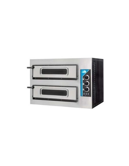 Horno de pizza eléctrico 4 de 25 doble cámara.