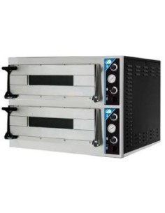 Horno de pizza eléctrico 4 de 32 doble cámara.