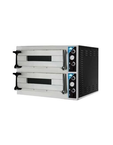 Horno pizza eléctrico 6 pizzas de 32 doble cámara